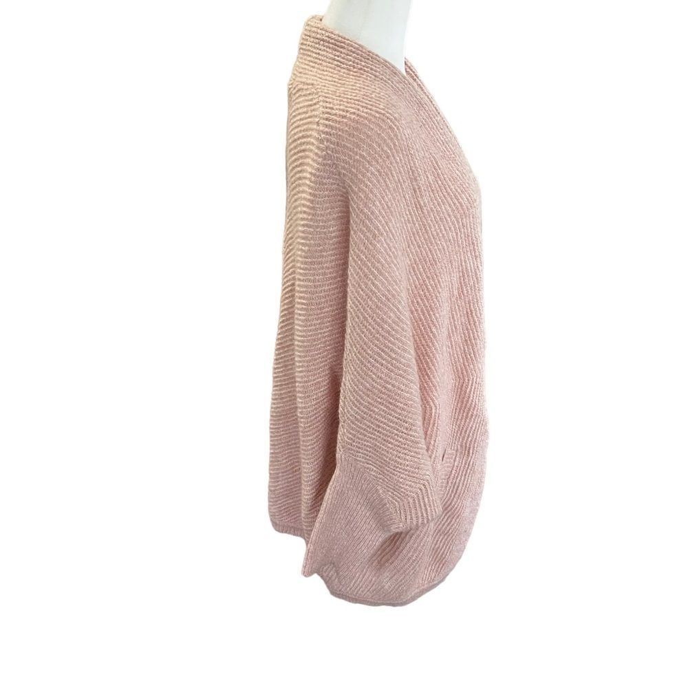 Anthropologie Dusty Pink Open-Front Oversized Cardigan - Picture 6 of 9